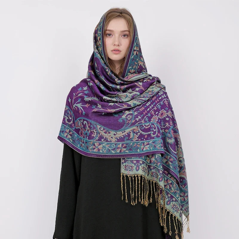 Luxury Pashmina Hijab Scarf - Cashmere Shawl