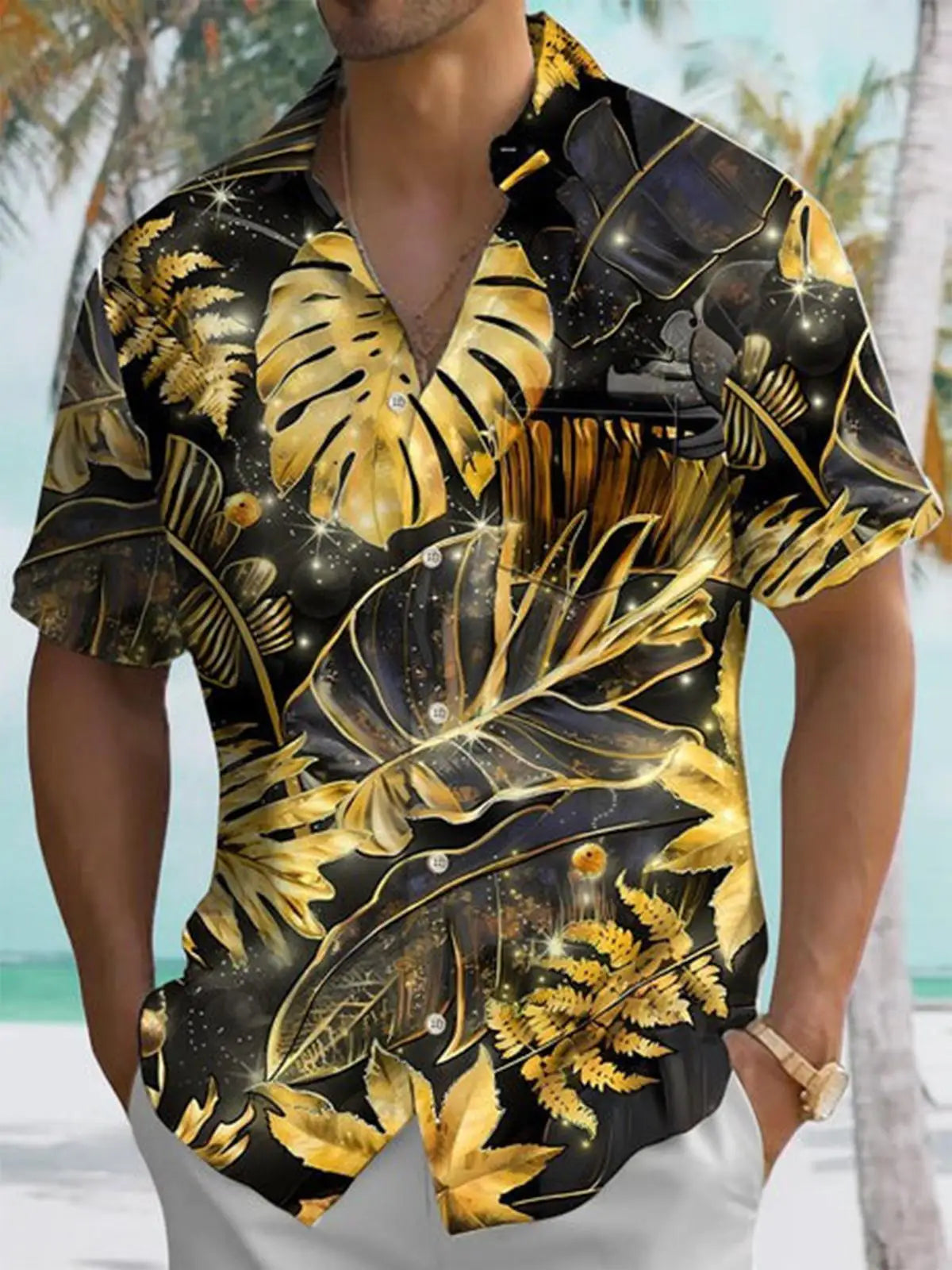 Hawaiian Shirt - Short Sleeve Button Down