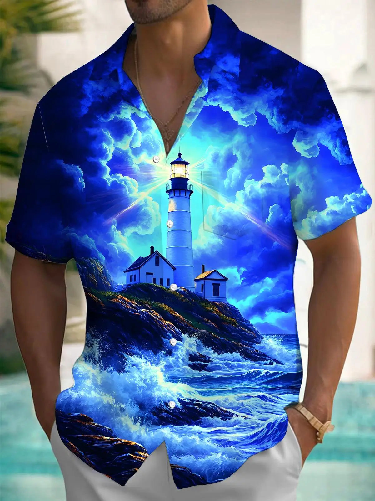 Hawaiian Shirt - Short Sleeve Button Down