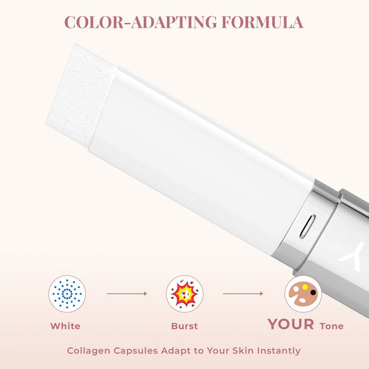 Color-changing Foundation Stick